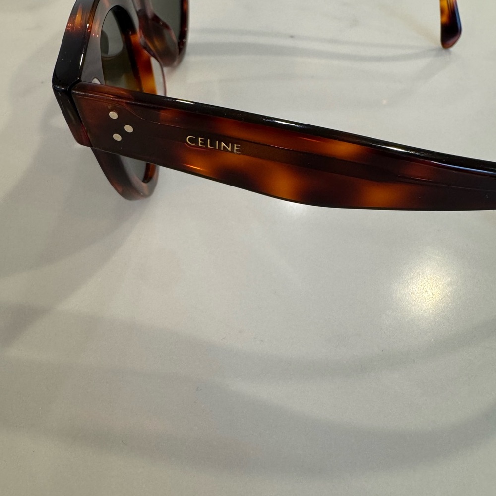 Celine Tortoise Shell Sunglasses E - image 5